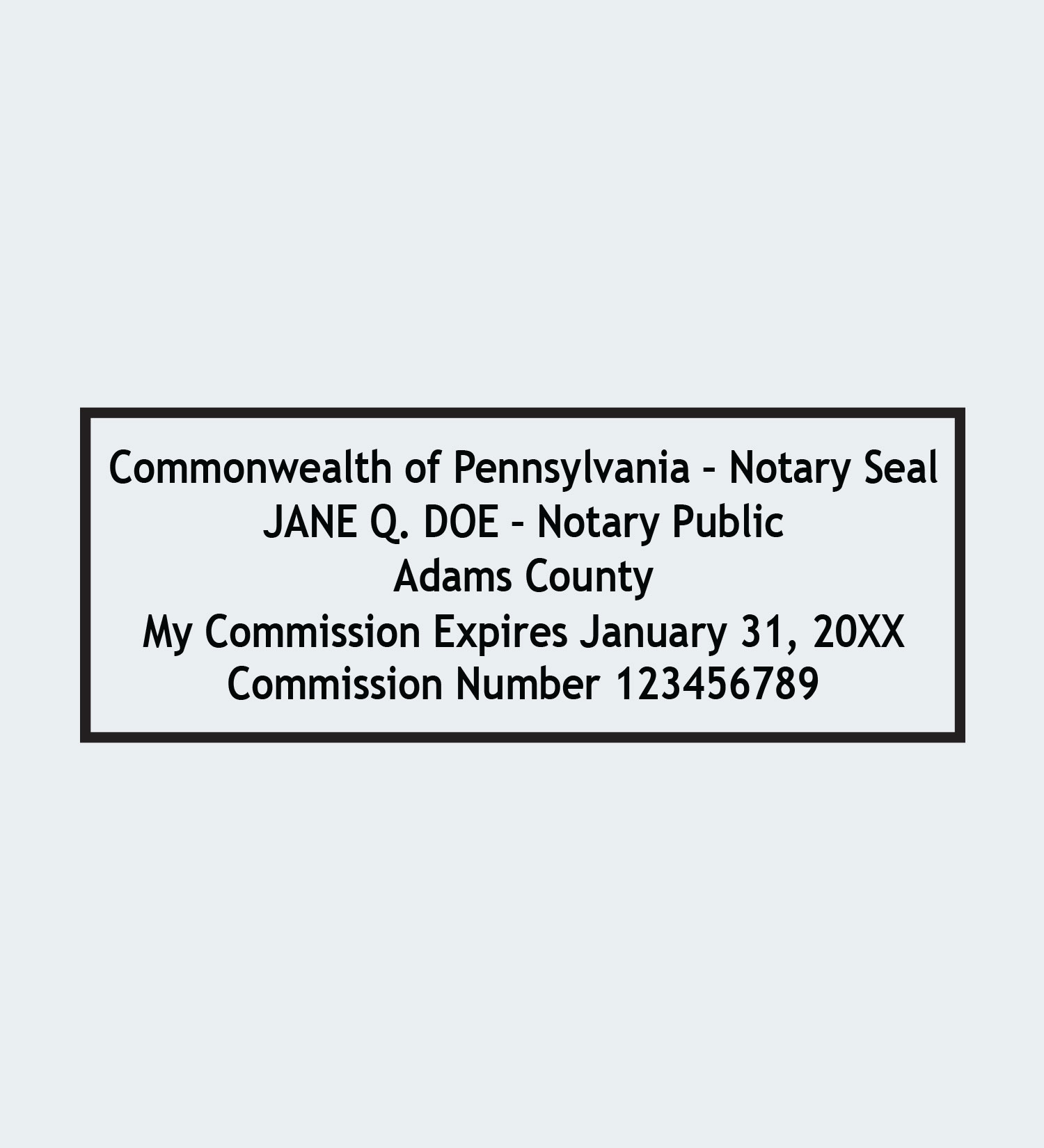 Pennsylvania Notary Seals NNA